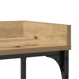 vidaXL Console avec étagère Chêne Artisan 100 x 30 x 80 cm