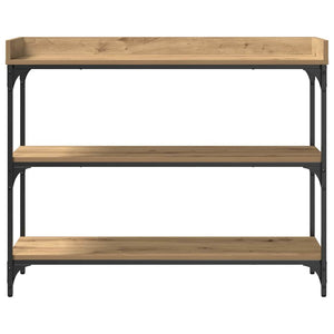 vidaXL Console avec étagère Chêne Artisan 100 x 30 x 80 cm