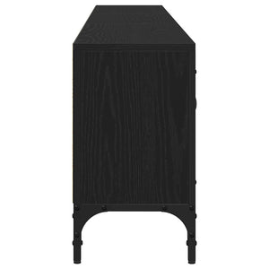 TV-Schrank, Schwarz Eichen-Optik, 200 cm