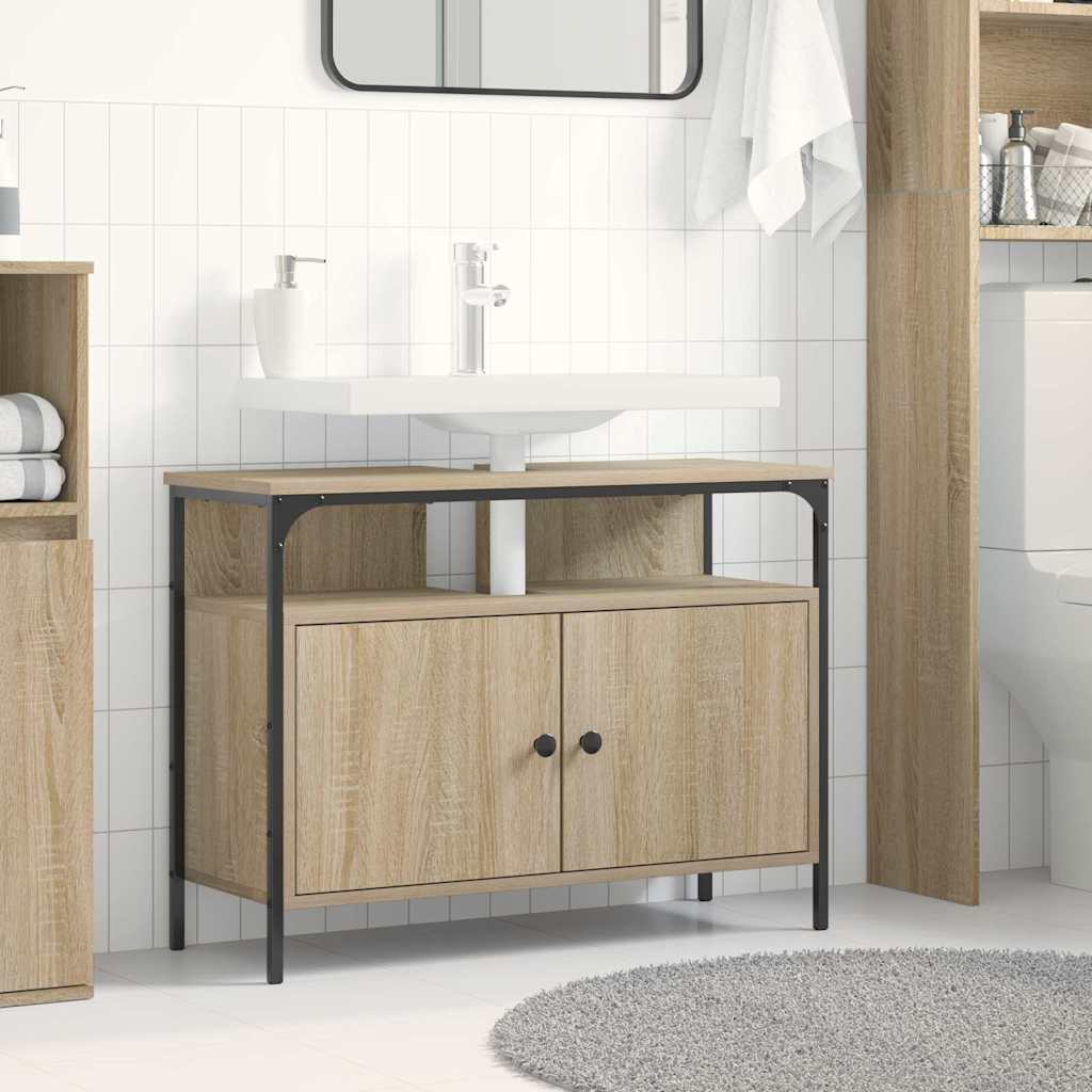Waschbeckenschrank Braun 80x60 cm