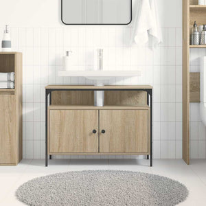Waschbeckenschrank Braun 80x60 cm