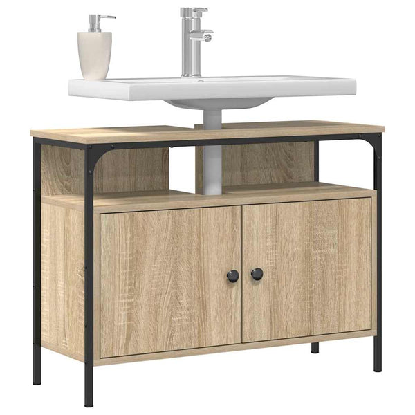 Waschbeckenschrank Braun 80x60 cm