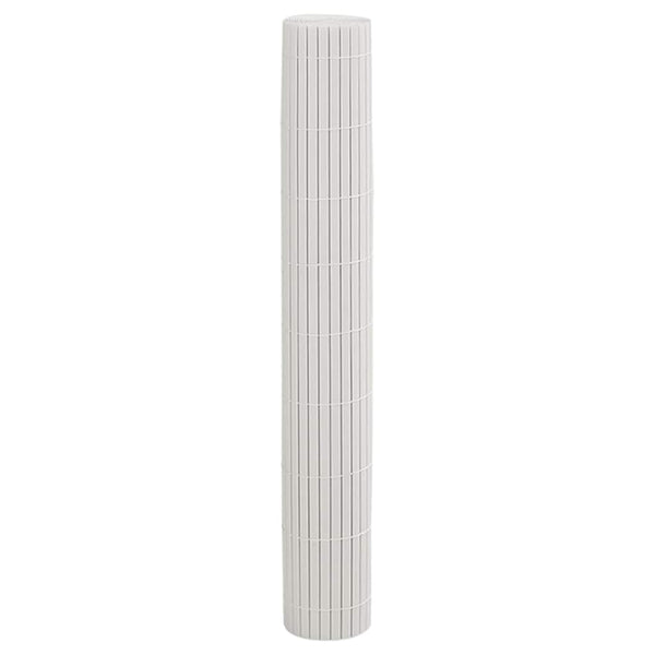Doppelseitiger Gartenzaun Weiß PVC 1,8x3 m