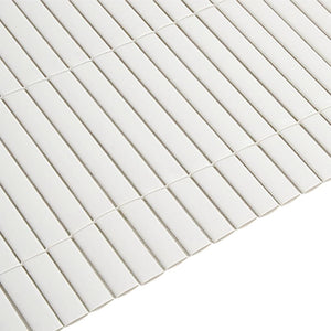 Doppelseitiger Gartenzaun Weiß PVC 1,8x3 m