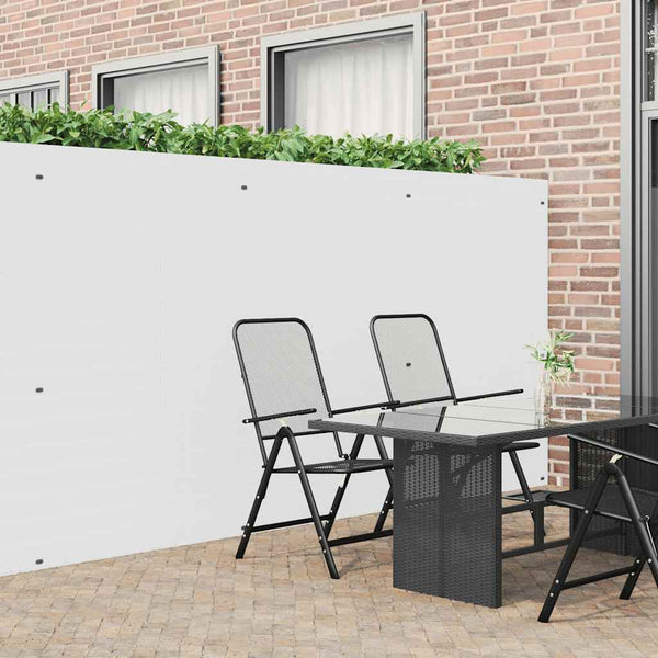 Doppelseitiger Gartenzaun Weiß PVC 1,8x3 m