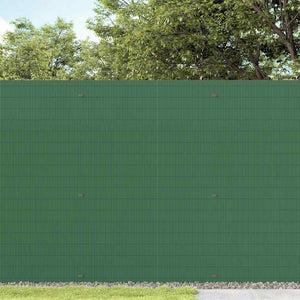 Grüner PVC Gartenzaun, Doppelseitig, 1,8x3 m