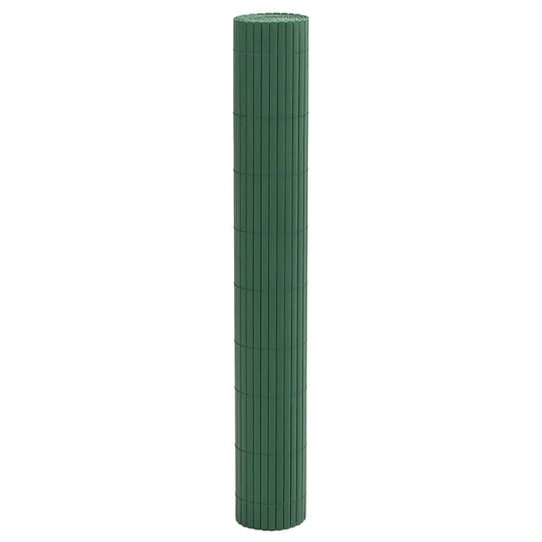 Grüner PVC Gartenzaun, Doppelseitig, 1,8x3 m