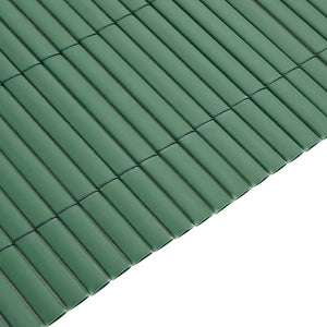 Grüner PVC Gartenzaun, Doppelseitig, 1,8x3 m