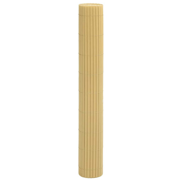 Gelber PVC Gartenzaun, Doppelseitig, 1,8x3 m
