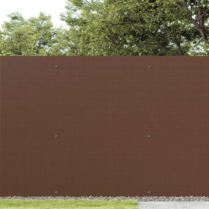 Doppelseitiger Gartenzaun Braun 1,8x3 m PVC