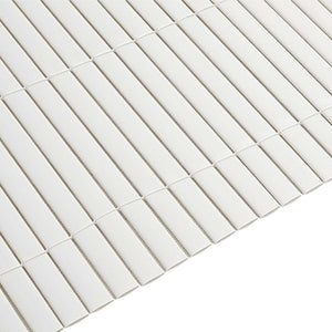 Doppelseitiger Gartenzaun Weiß PVC 1,8x5 m