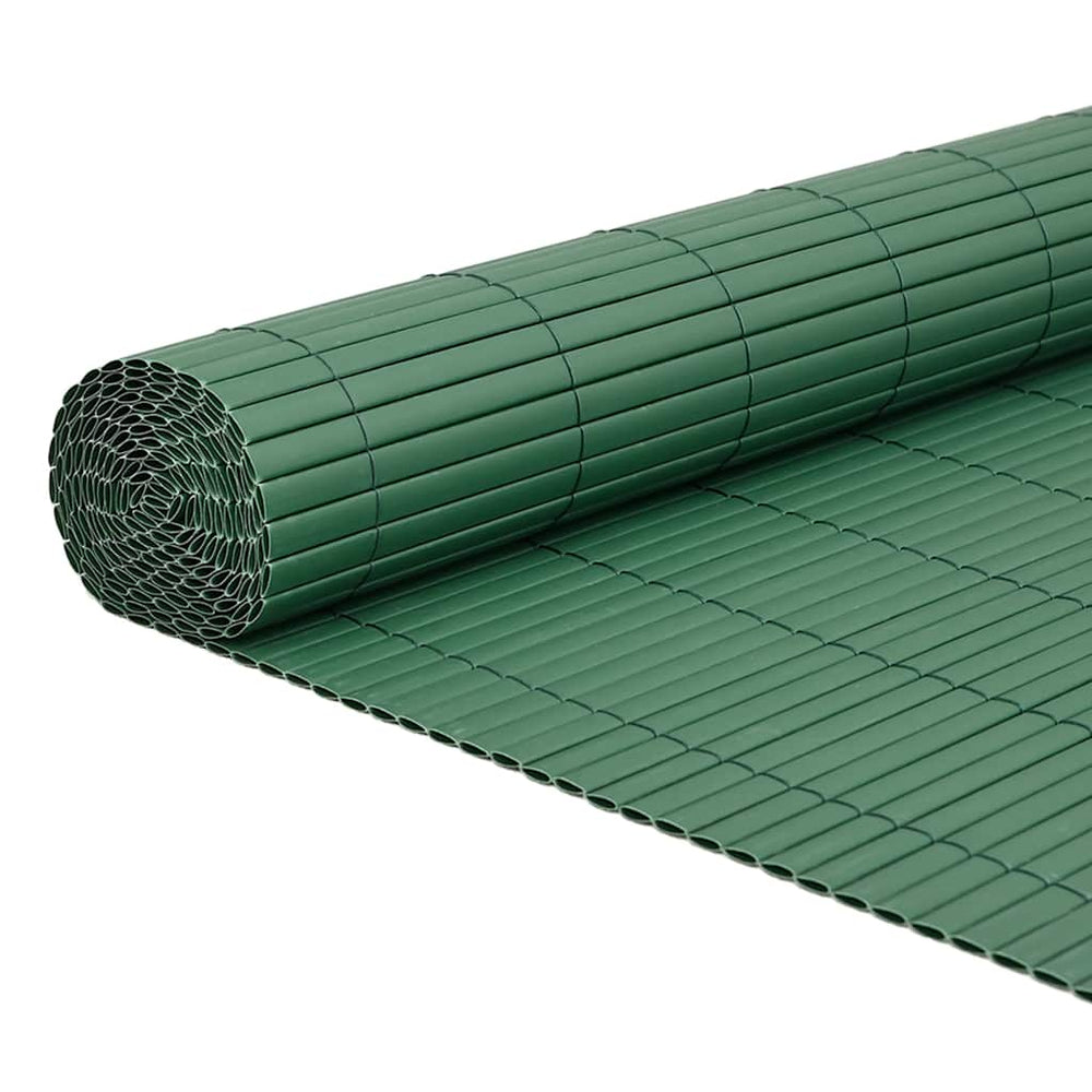 Gartenzaun Grün PVC 1,8x5 m Doppelseitig