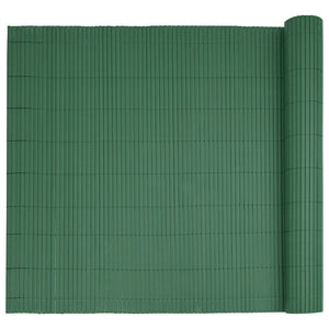 Gartenzaun Grün PVC 1,8x5 m Doppelseitig
