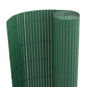 Gartenzaun Grün PVC 1,8x5 m Doppelseitig