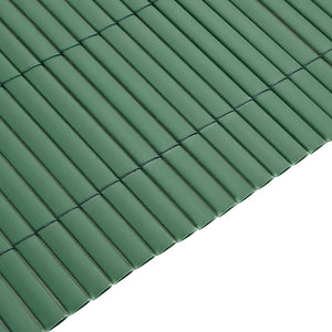 Gartenzaun Grün PVC 1,8x5 m Doppelseitig
