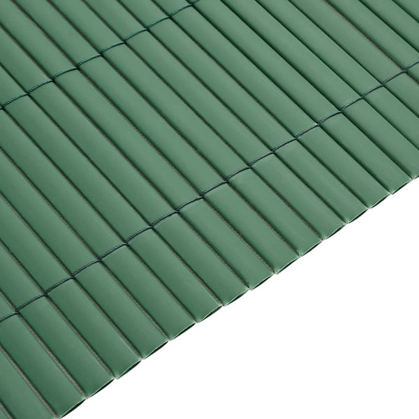 Gartenzaun Grün PVC 1,8x5 m Doppelseitig