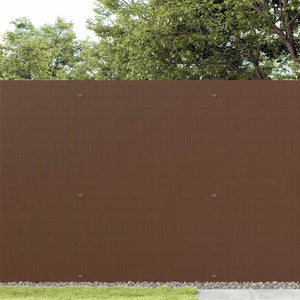 Doppelseitiger Gartenzaun Braun 1,8x5 m
