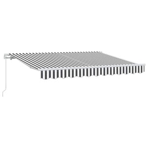Einziehbare Markise Anthrazit 250x200 cm