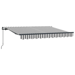 Einziehbare Markise Anthrazit 250x200 cm