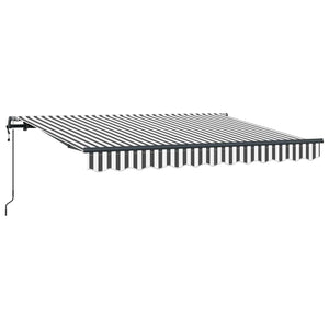 Einziehbare Markise Anthrazit 250x200 cm