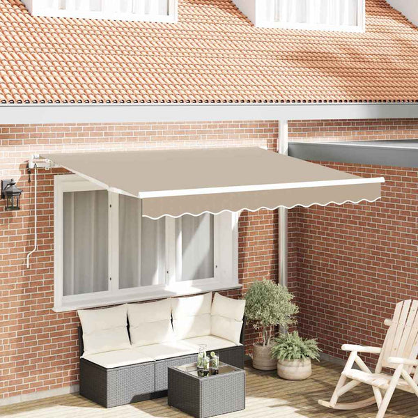 Einziehbare Markise Beige 250x200 cm