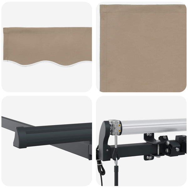 Einziehbare Markise Beige 250x200 cm