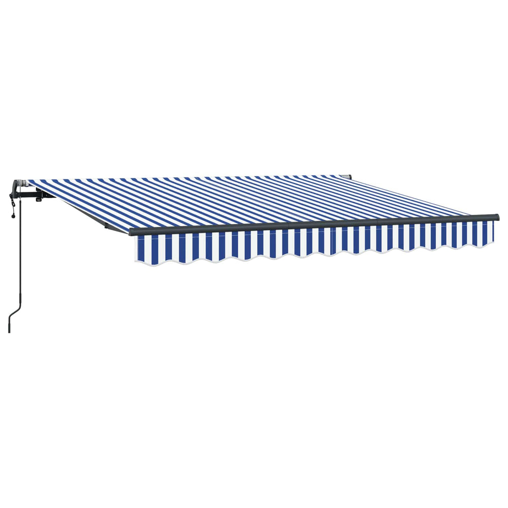 Einziehbare Markise Blau 300x200 cm
