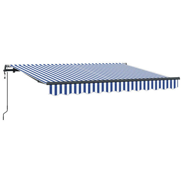 Einziehbare Markise Blau 300x200 cm