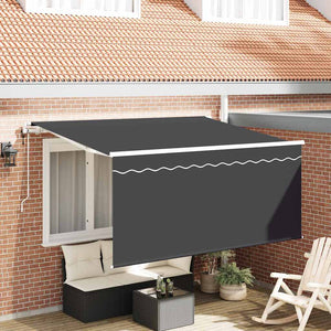Einziehbare Markise Anthrazit 300x200 cm