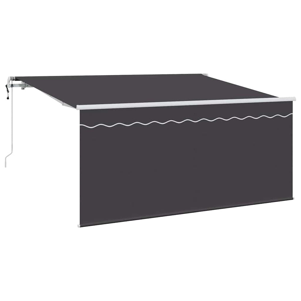 Einziehbare Markise Anthrazit 300x200 cm