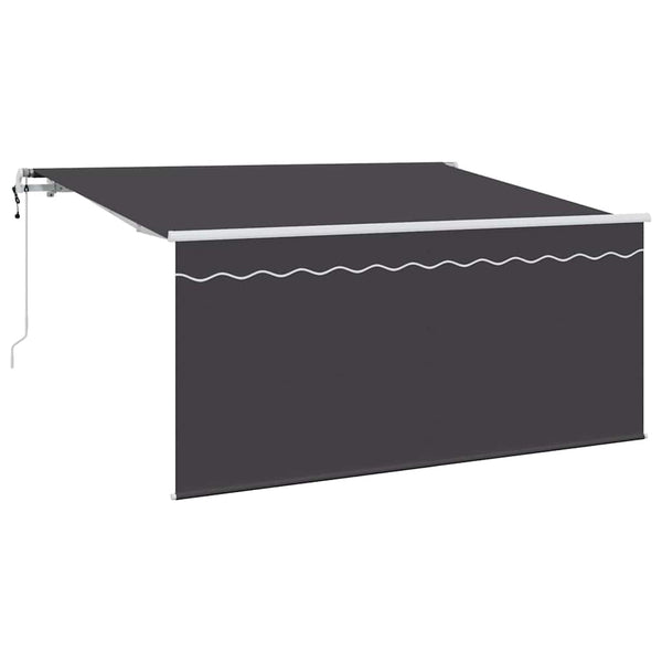 Einziehbare Markise Anthrazit 300x200 cm