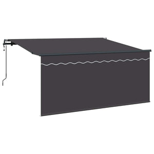 Einziehbare Markise Anthrazit 300x200 cm