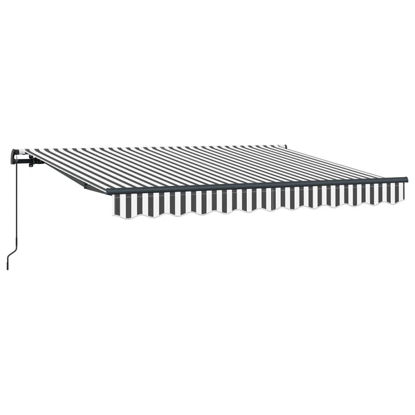 Einziehbare Markise Anthrazit 300x200 cm