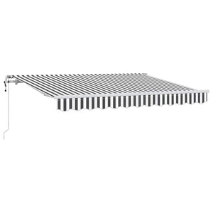 Einziehbare Markise Anthrazit 300x200 cm