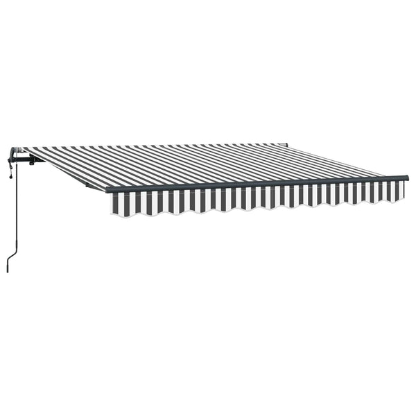 Einziehbare Markise Anthrazit 300x200 cm