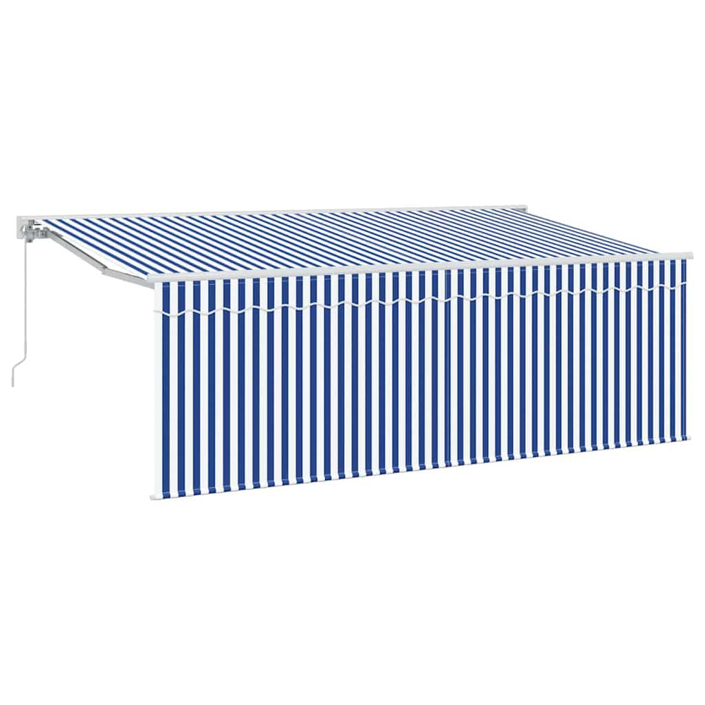 Einziehbare Markise Blau 350x200 cm