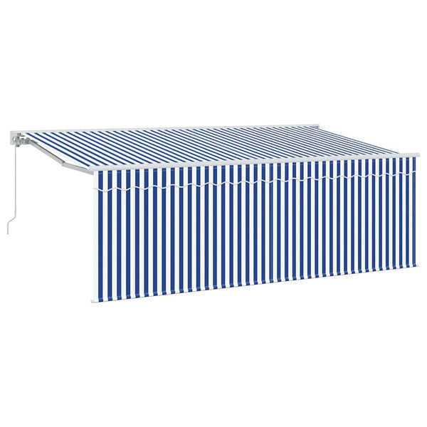 Einziehbare Markise Blau 350x200 cm