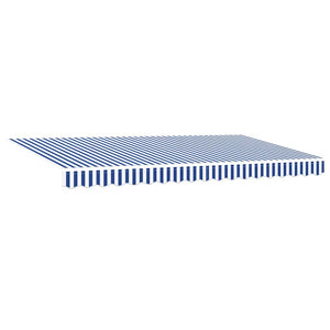 Einziehbare Markise Blau 350x200 cm