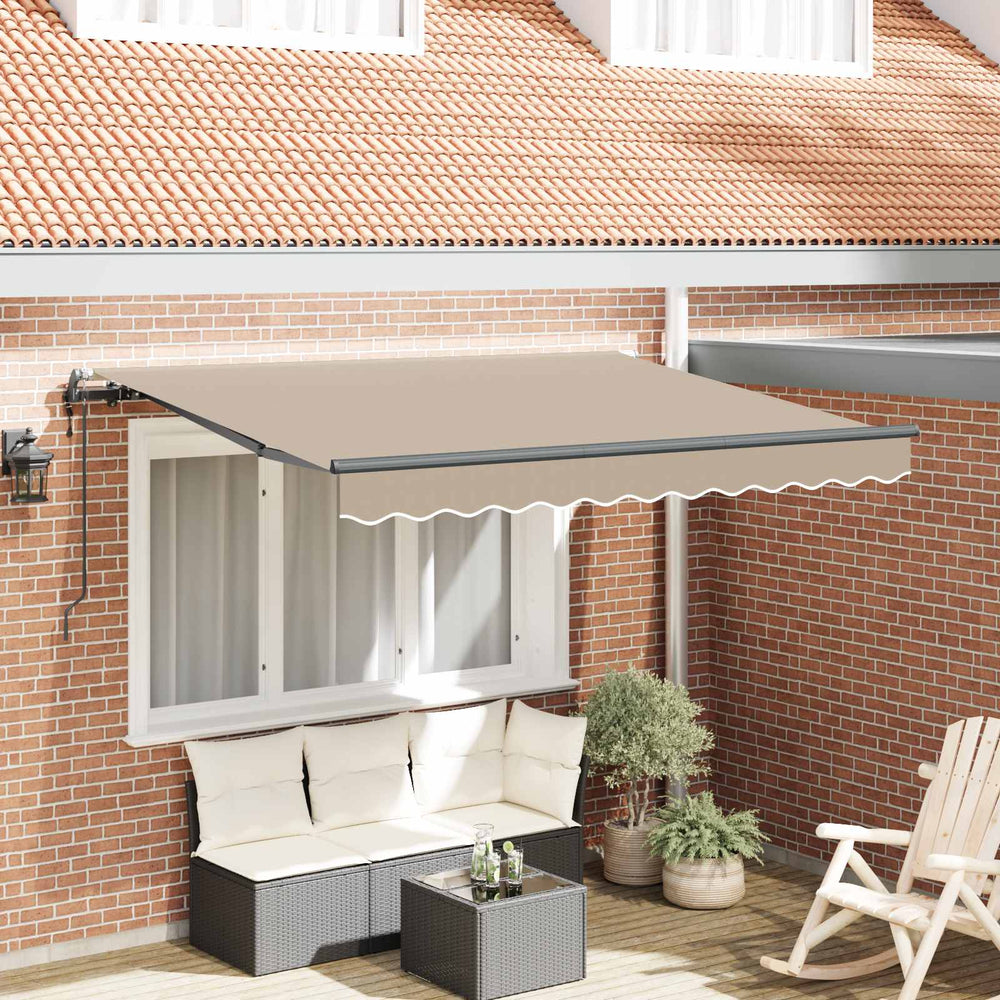 Einziehbare Markise Beige 350x200 cm
