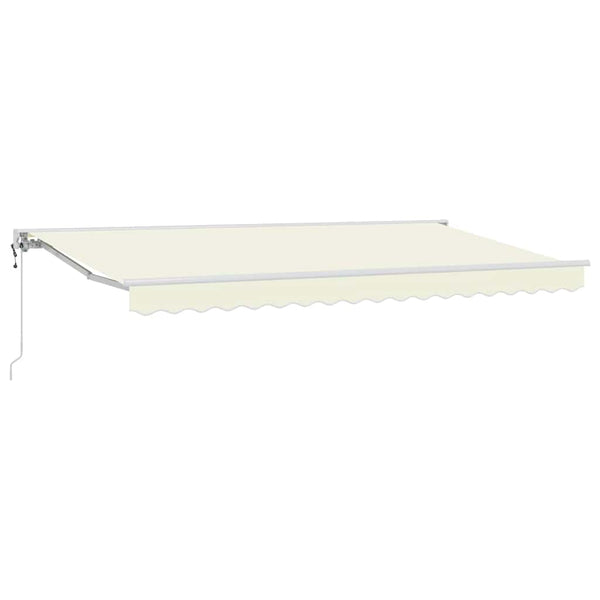 Creme Markisenrahmen 400x200 cm