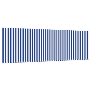 Einziehbare Markise Blau-Weiß 400x200 cm