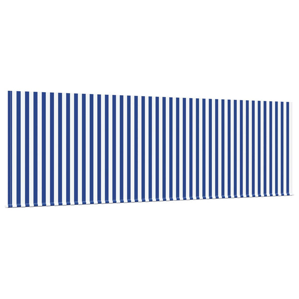 Einziehbare Markise Blau-Weiß 400x200 cm