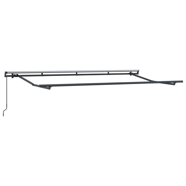 Einziehbare Markise Anthrazit 400x200 cm