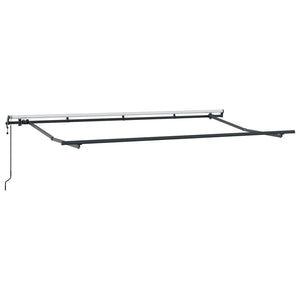 Einziehbare Markise Anthrazit 400x200 cm