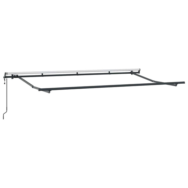 Einziehbare Markise Anthrazit 400x200 cm