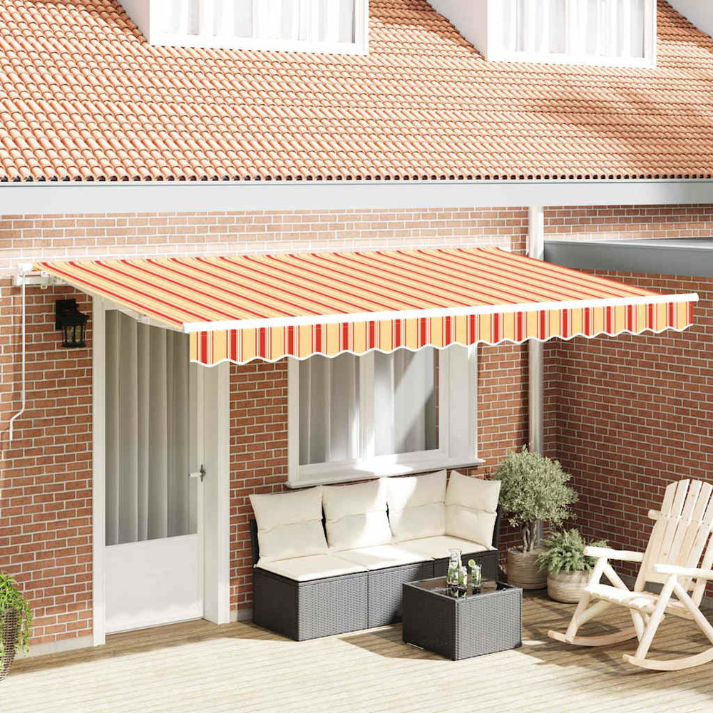 Gelbe Einziehbare Markise 400x200 cm