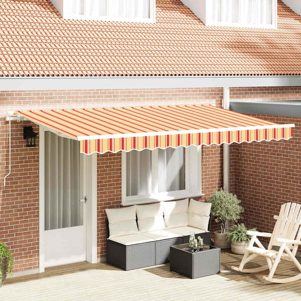 Gelbe Einziehbare Markise 400x200 cm