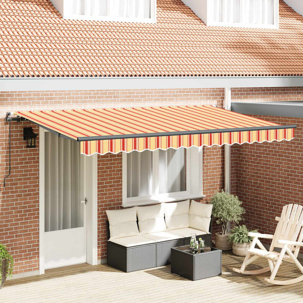 Gelbe Einziehbare Markise 400x200 cm