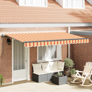 Gelbe Einziehbare Markise 400x200 cm