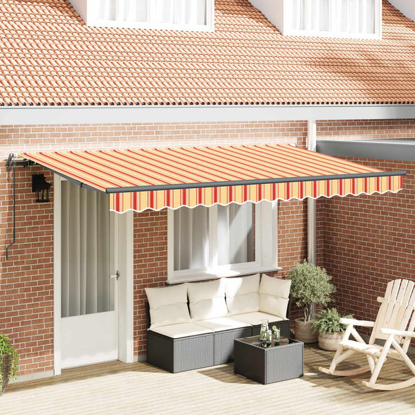 Gelbe Einziehbare Markise 400x200 cm